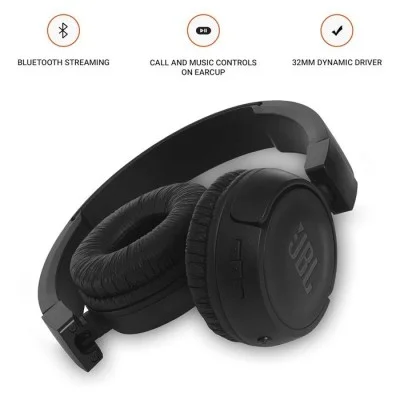 JBL Tune 460BT Wireless Bluetooth On Ear Headphones - Black